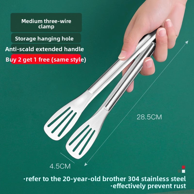 Stainless Steel Kitchen Food Tongs