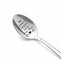 Stainless steel long-handled soup spoon