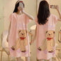 Cartoon loose short-sleeved nightgown