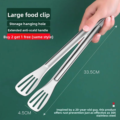 Stainless Steel Kitchen Food Tongs