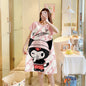 Cartoon loose short-sleeved nightgown