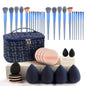 Professional Makeup Brush and Powder Puff Set 46 Pieces