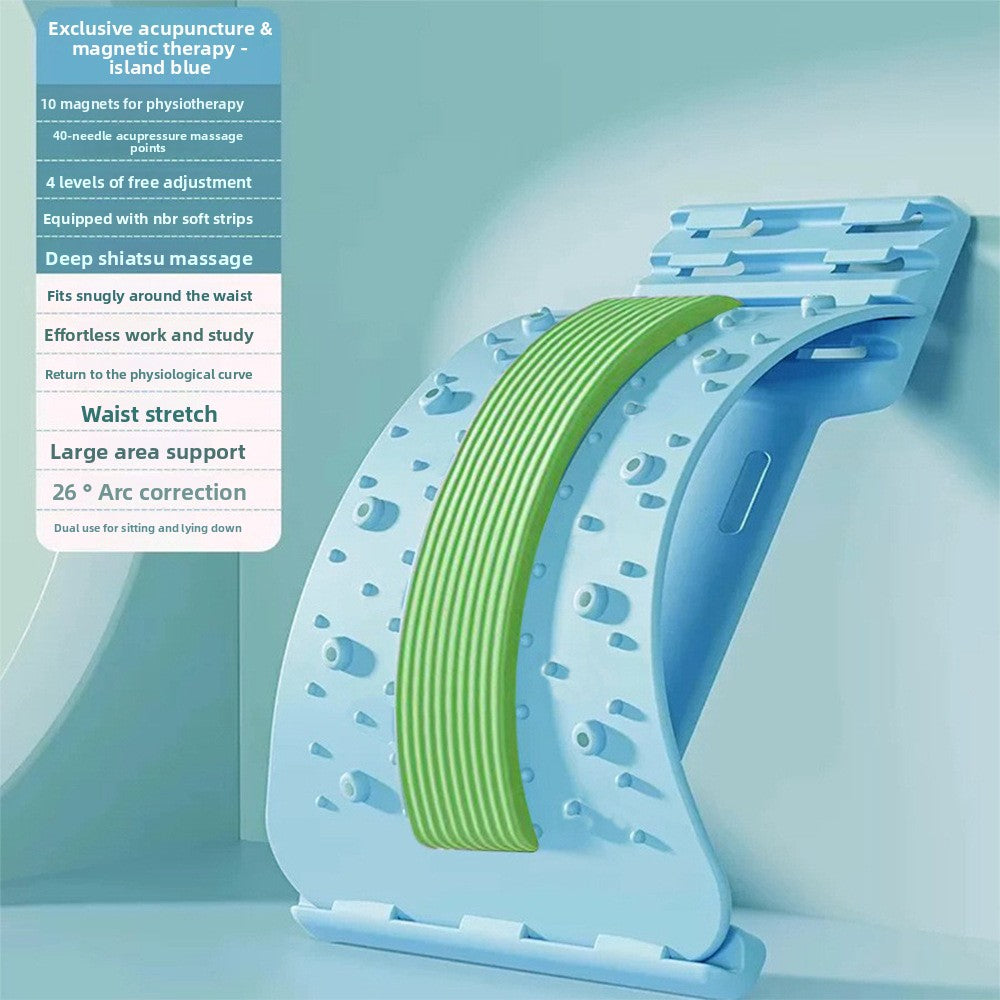 Lumbar Stretch Traction Massager with Magnetic Therapy